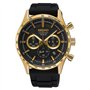 SEIKO Hommes Analogique Quartz Montre avec Bracelet en Silicone SSB446P1