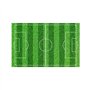 dekora - Feuille Comestible Rectangulaire 20x30 cm Football – Décoration de Gâteau Sans Gluten