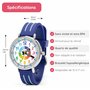 Kiddus Montre Enfant Garçon, à partir de 5 Ans, 3ATM et 5ATM, Montre Éducative Analogique pour Enfants, Cadeau Junior Apprentiss