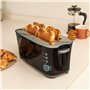 Cecotec Grille-pain Toast&Taste Extra Double B, 1350 W de puissance, Double fente longue pour 2 tartines, Arrêt et Popup automat