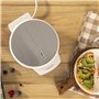 Cecotec Gaufriers Fun Gofrestone Round. Gaufrier avec finitions en acier inoxydable et 1000 W de puissance, idéal pour cuire un