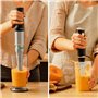 Cecotec Katana TotalDestroy 1500XL PerfectCream&Crush Hand Blender, 1500 W, 21 vitesses et Turbo, 4 lames en titane noir, capot