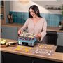 Cecotec Déshydrateur d'Aliments VitaDry Pro. 300 W, Déshydrateur de Fruits avec 5 Plateaux Réglables en Hauteur, Écran Digital,