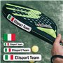 Nom des raquettes de padel. 9 Stickers avec drapeau et nom personnalisé pour équipement sportif : raquettes, raquettes et access