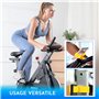 Support Telephone Velo Appartement Home Trainer Tapis de Course Universel Convient aux Smartphones jusqu'a 7,6" Jaune