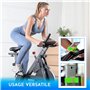 Support Telephone Velo Appartement Home Trainer Tapis de Course Universel Convient aux Smartphones jusqu'a 7,6" Vert