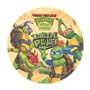 dekora - Décoration pour Gâteau d'Anniversaire d'Enfants - Disque de Gaufrette Tortues Ninja | Diamètre 20 cm