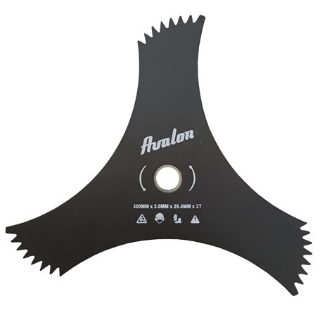 Avalon - Disque à 3 Pointes dentées universelles 300 x 25