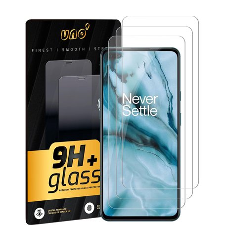 UNO' -3 protecteurs d'écran compatibles : One Plus Nord 5G / Nord CE 2 5G / Nord 2 5G / Nord 2T 5G (6