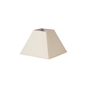 Abat-jour pyramide Mezzo E27 Beige 30dx13dx22h Tissu Popelin Abat-jour pyramide Mezzo E27 Beige 30dx13dx22h Tissu Popelin