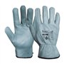 Ruvigrab - Gant de travail Peau de fleur de vache naturelle | Traitement hydrofuge | Gants de jardinage | Gants en cuir | Gants