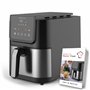 Boston Tech® Friteuse à Air Master Fryer 5L | Air fryer 1500W + 5 Programmes + Commande Tactile + Température Réglable | Panier