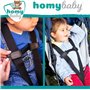 HOMYBABY® Chest Clip Sécurité Bébé [x1] - Sangle Ceinture de Sécurité Voiture - Attache Siege Auto Bebe - Harnais pour Siège Aut