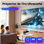 UST Vidéoprojecteur, Unicview HY-450, objectif ultra court UST, projecteur home cinéma avec Android 11, 900 ANSI lumens, Auto Ke