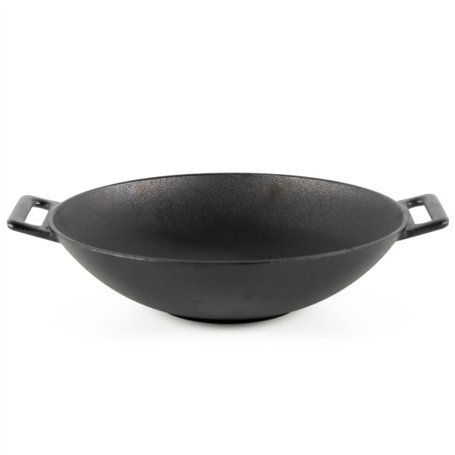 lätt Home Poêle Wok Induction 31 cm Antiadhésive en Fonte
