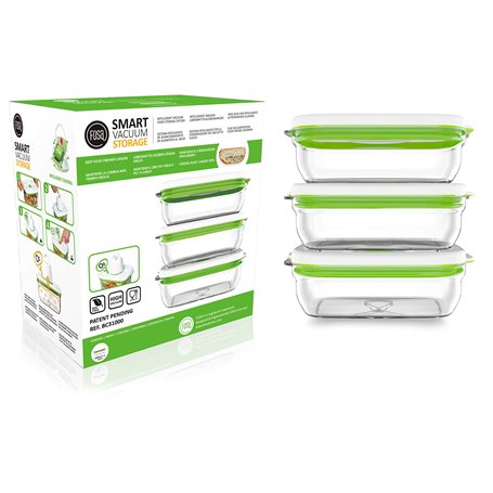 FOSA Set de 3 boîtes sous-vides 2-en-1