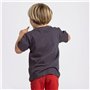 Spider-Man T-Shirt à Manches Courtes pour Enfant Gris foncé - Marque EAN : 8445484499889 - Taille : 4 Ans