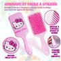 Hello Kitty - Ensemble Accesoires Cheveux - 8 Pièces - Brosse à Cheveux - Serre-tête - Pinces - Elastiques - Coffret Cadeau Acce