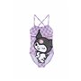 Cerda 2900002846-T10A-C72 Hello Kitty & Kuromi Maillot de bain 85 % polyester 15 % élasthanne Violet