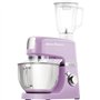 Sencor STM 6355VT Robot Multifonctions 1 000 W Robot Pâtissier, Blender Professionnel 8 Vitesses Fonction PULSE Bol d'Acier Inox