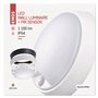Emos Applique murale et plafonnier LED avec détecteur de mouvement rond IP54 étanche 14 W pour balcon