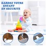 Sécurité Bébé placard Bloque Porte - Sécurité Enfant Tiroir Verrous Magnétique Cabinet de sécurité (6 serrures + 2 Clés) SENDIS