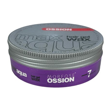 Morfose Ossion No7 Max Aqua Hair Gel Wax 175 ml - Cire Coiffante Maximale