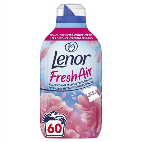 Lenor Fresh Air Adoucissant Jardins en fleurs 60 Lavages