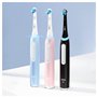Oral-B iO3 Brosses À Dents Électriques, Noire et Rose, Avec Le Capteur De Pression Pour Protéger Les Gencives, Lot De 2 Avec Des
