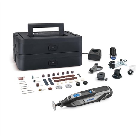 Dremel outil multi-usage sans-fil batterie 12V 2Ah kit outil multi-usage avec 2 Batteries