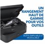 Dremel outil multi-usage sans-fil batterie 12V 2Ah kit outil multi-usage avec 2 Batteries, 5 Adaptations, 1 boîte Platinum, 65 A