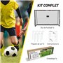 Dunlop Cage de Foot - But de Foot Enfant 300 x 200 x 120 cm - Kit Entrainement Football pour Enfants et Adultes - Cage Foot Exte