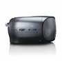 Lenco SCD-860 - Radio CD Portable - Radio Dab+ et FM - Bluetooth - Lecteur CD à Chargement par Le Haut - écran 2,4 TFT - Deux al