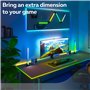 CALEX Smart Gaming - Ruban LED Gaming Neon Flex - Compatible Razer Chroma - Smart Home - Synchronisation RGBIC pour PC - Fixatio