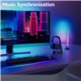 Calex Barre lumineuse LED pour moniteur de jeu - 2 pièces - Compatible Razer Chroma - Synchronisation RGBIC pour PC - Éclairage 