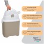 DIAPER CHAMP ONE Poubelle à couches – Anti-odeurs – Sans cassettes de recharge – Fonctionne avec les sacs poubelle traditionnels