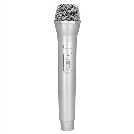 Boland 30846 - Microphone Popstar argenté