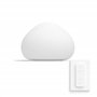 Philps White Ambiance WELLNER Lampe à poser 1x9.5W - Blanc (télécommande incluse)