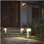 Philips Hue White and Color Ambiance, Borne extérieure calla, Inox, fonctionne avec Alexa, Google Assistant et Apple Homekit