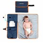 Matelas à langer nomade – Tapis de voyage pour bébé - Pochettes de rangement pour les couches