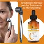 Vitamine C Sérum Visage pour Microneedling + Acide Hyaluronique & Vitamine E | Soin Visage et Contour des Yeux | Anti Cerne, Ant