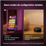 Philips Hue White & Color Ambiance Centris 3 spots, régulable, 16 millions de couleurs, contrôlable par application, compatible