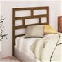 Tête de lit Marron miel 81x4x100 cm Bois massif de pin