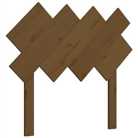 Tête de lit Marron miel 92x3x81 cm Bois massif de pin