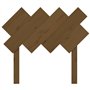 Tête de lit Marron miel 92x3x81 cm Bois massif de pin