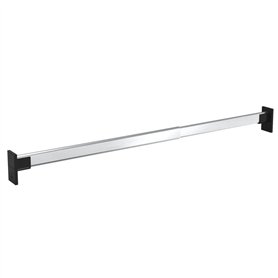 Revera Barres télescopiques pour armoires 2 pièces Argent 58-100 cm