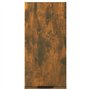 vidaXL Mobile da Bagno a Parete Rovere Fumo 32x20x67 cm