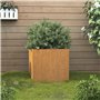 Jardinière 42x40x39 cm acier corten