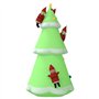 vidaXL Arbre de Noël Gonflable avec LED Sapin de Noël Décoration de Noël Ornement de Vacances Décoration de Fête Jardin Extérieu