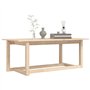 vidaXL Tavolino da Salotto 110x55x45 cm Legno Massello di Pino
